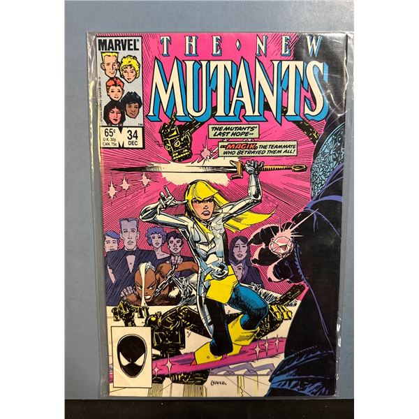 The New Mutants #34 (Marvel Comics, 1985) Magik Cover by Bill Sienkiewicz