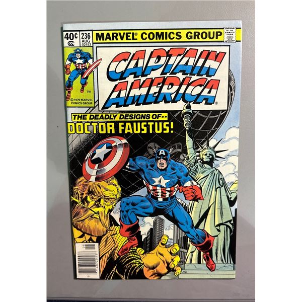 Captain America #236 (1979) Marvel Comics - The Deadly Designs of Dr. Faustus