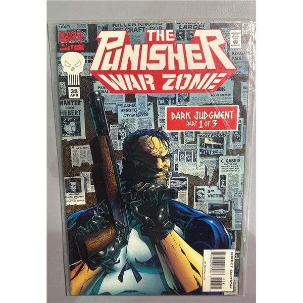 The Punisher War Zone #38 Comic (Marvel, 1995) Dark Judgment Part 1 of 3