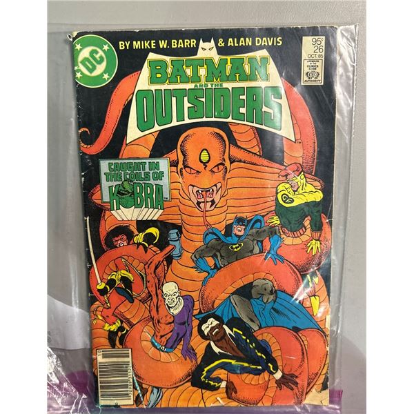 Batman and the Outsiders #26 DC Comics 1985 1st Series Copper Age