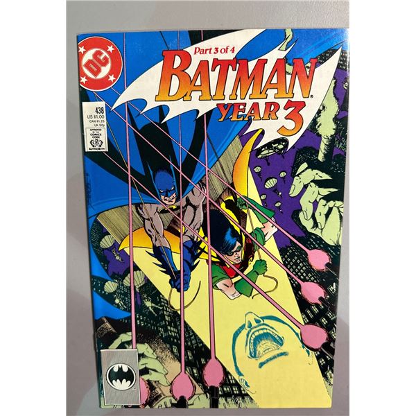 Batman #438 (DC, 1989) Comic Book - Year 3 Part 3 - George PÃ©rez Cover