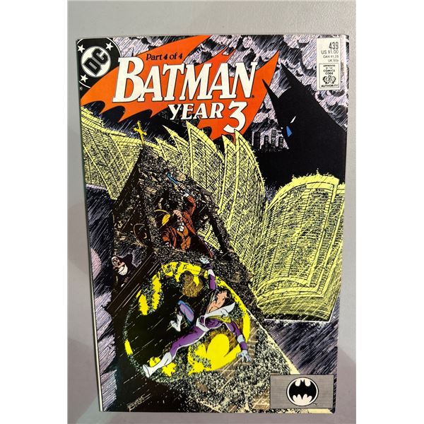 Batman #439 (DC, 1989) Comic Book - Year 3 Part 4 of 4