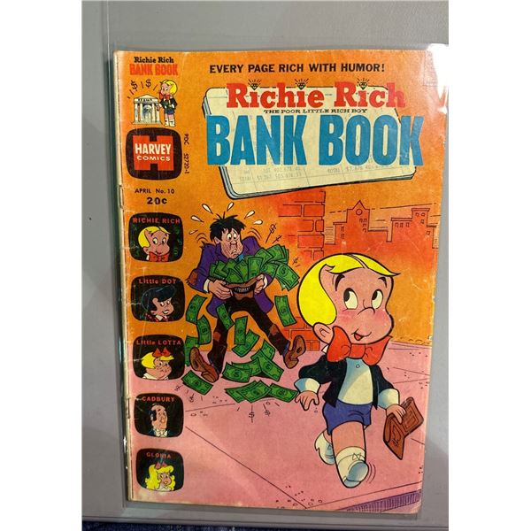 Richie Rich Bank Book #10 (Harvey Comics, 1974) The Poor Little Rich Boy