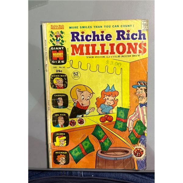 Richie Rich Millions #63 (Jan 1974, Harvey) Giant Size Comic Book