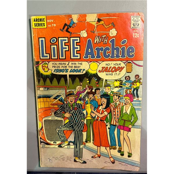 Life with Archie #79 Comic Book (Archie Comics, Nov. 1968)