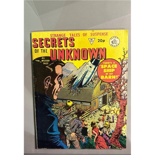 Secrets of the Unknown #183 (Alan Class) UK Comic - Space Ship in my Barn!