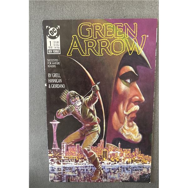 Green Arrow #1 (1988, DC) - Mike Grell - 1st Issue Ongoing Series