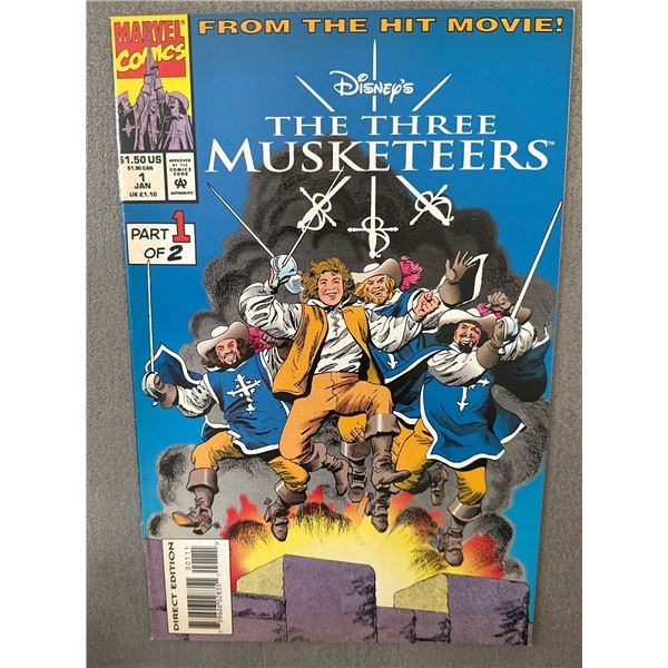 1994 Marvel Comics Disney's The Three Musketeers #1 Comic Book Direct Edition