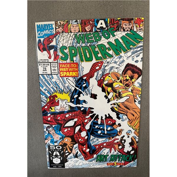 Web of Spider-Man #75 (1991, Marvel Comics)