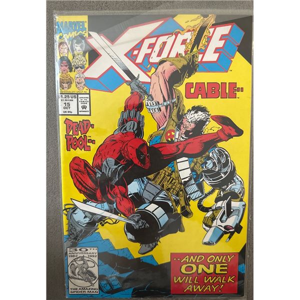 X-Force #15 (1992) Cable vs. Deadpool