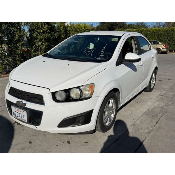 CHEV SONIC 2013 T-DONATION