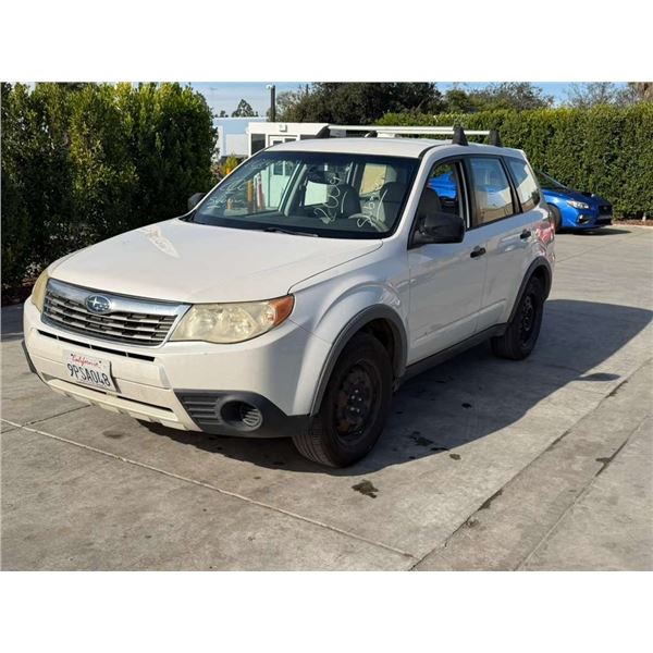 SUBA FORESTER  2009 O/S-WAIT/TITLE