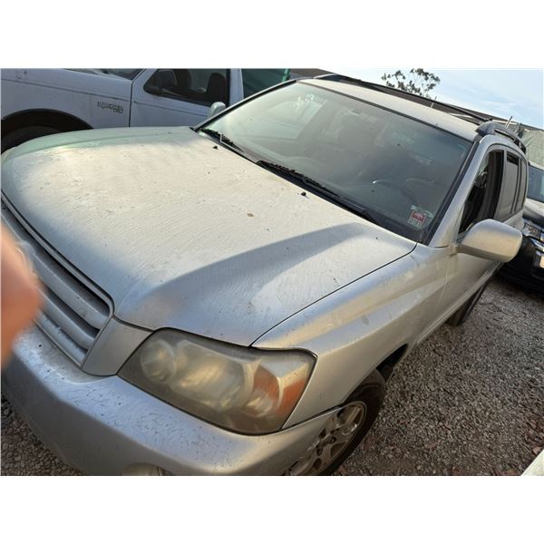 TOYT HIGHLANDER 2005 APP/DUP-T-EXPORT ONLY-TMU