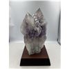 Image 1 : 11 X 6 INCH  LARGE AMETHYST POINT ON STAND FROM BRAZIL