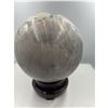 Image 4 : 23 INCH  CIRCUMFERENCE  LARGE  AMETHYST SPHERE FROM BOLIVIA
