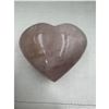Image 1 : 4.6 x 4 inch Rose Quartz Heart