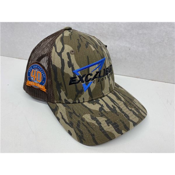 Excalibur 40th Anniversary Baseball Cap Mossy Oak Bottomland Camo/Brow