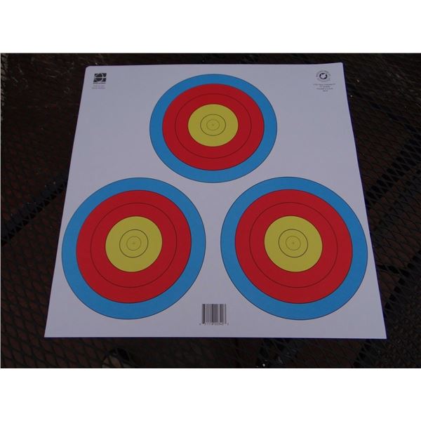 Maple Leaf 3-Spot Triangular Archery Target