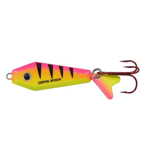 Northland Buck-Shot Coffin Spoon UV Bubblegum 3/16 oz