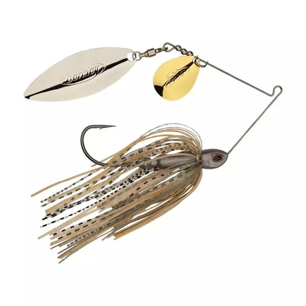 Berkley Power Blade Spinnerbait Compact Silver Bullet 1/2 oz Colerado Willow
