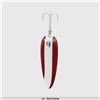 Image 1 : Eppinger Dardevle, Devle Dog Spoon Red Devle 1 oz - 28 Gr Nickel Back