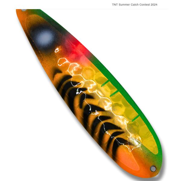 TNT Premium Lures Copper Back Spoons Super Perch 4"