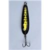 Image 1 : Great Lakes Spoons Silver/Trolling Series  Black Monkey Puke 3-1/4"