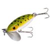 Image 1 : Arbogast Jitterbug Fishing Lure Frog/White Belly 2 1/2"