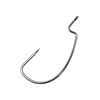 Image 1 : Gamakatsu Deep Throat Extra Wide Gap Worm Hook, Size 3/0 Needle Point, Offset, Ringed Eye, NS Black,