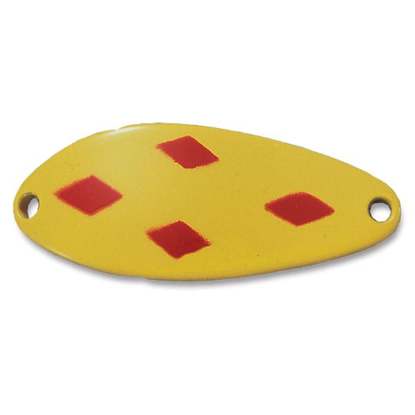 Acme Little Cleo Spoon Yellow/Red Diamond 2.5" 3/4oz