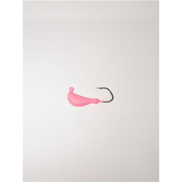 POW Casting Banana Jig Heads (6-Pack) Fluorescent Pink 1/2oz