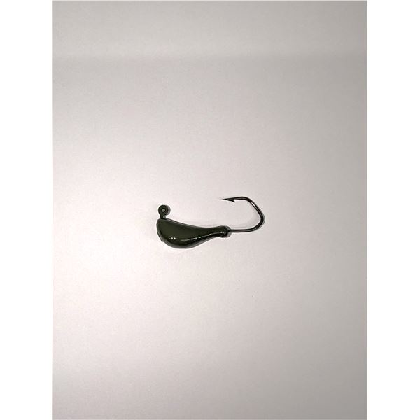 POW Casting Banana Jig Heads (6-Pack) Olive Green 3/8oz
