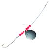 Image 1 : Eagle Claw QLPRHC-1/0 Lazer Pike Spin Rig, Size 1/0 Hook, Chrome