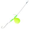 Image 1 : Eagle Claw QLPRCH-1/0 Lazer Pike Spin Rig, Size 1/0 Hook, Chartreuse