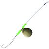 Image 1 : Eagle Claw QLPRHG-1/0 Lazer Pike Spin Rig, Size 1/0 Hook, Gold
