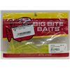 Image 1 : Big Bite Baits Pro Series Curl Tail Grub 10 Count 3" Chart