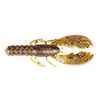 Image 1 : X Zone 10310 4" Muscle Back Craw Green Pumpkin Black Flake, 7pk