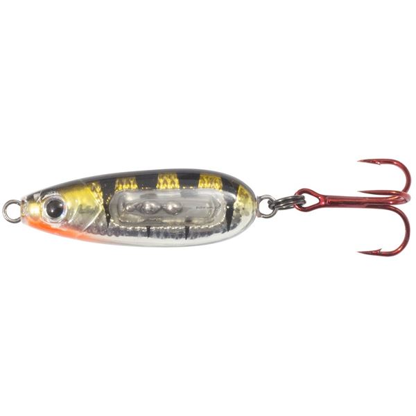 Northland NL-GBRS4 Glass Buck-Shot Spoon - 1/Card  1/4oz  Green Perch