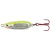 Image 1 : Northland NL-GBRS4 Glass Buck-Shot Spoon - 1/Card  1/4oz  Silver Flourescent Chartreuse
