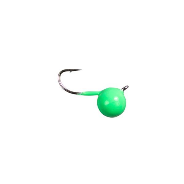 Lunkerhunt Tungsten Bait Down Jig Fluorescent Green Glow 1/16oz