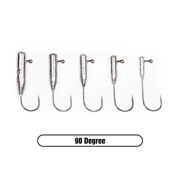 X-Zone Pro Series Tube Jig Head (4 Pack) 90 Degree 1/4oz