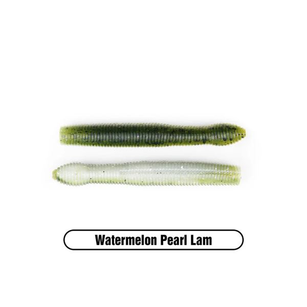 X Zone Lures Pro Series Ned Zone 3" Soft Worm Watermelon Pearl Laminate