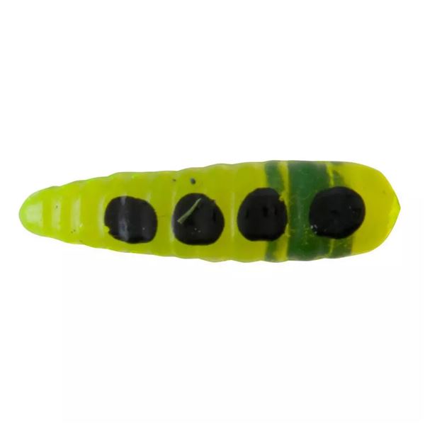 Johnson Beetle Spin Jighead Spinners Chartreuse Black Spots 1/4 oz