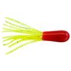 Image 1 : Johnson Crappie Buster Tubes Red/Chartreuse Sparkles 1 3/4"