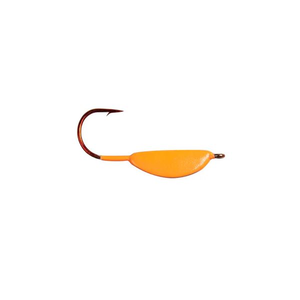 Lunkerhunt Lead Teary Jig Fluorescent Orange Glow 1/8oz