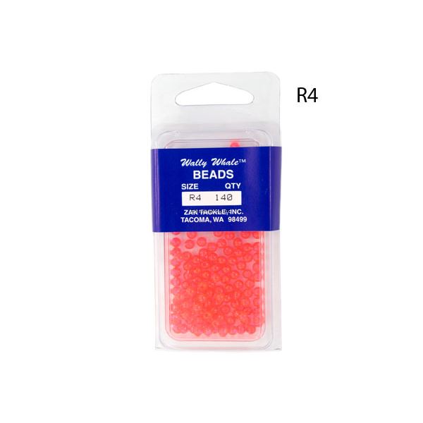 ZAK Tackle Beads Qty 120  Red #4