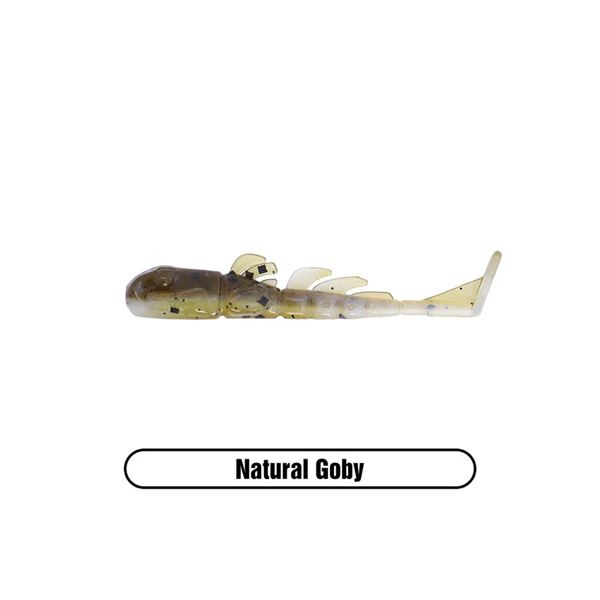 X Zone Lures Stealth Invader (6 Pack) Natural Goby 3"