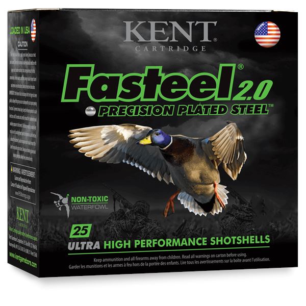 Kent Fasteel 2.0 12 Gauge 1 3/8 oz 3 1/2" #3 (250 Rounds)