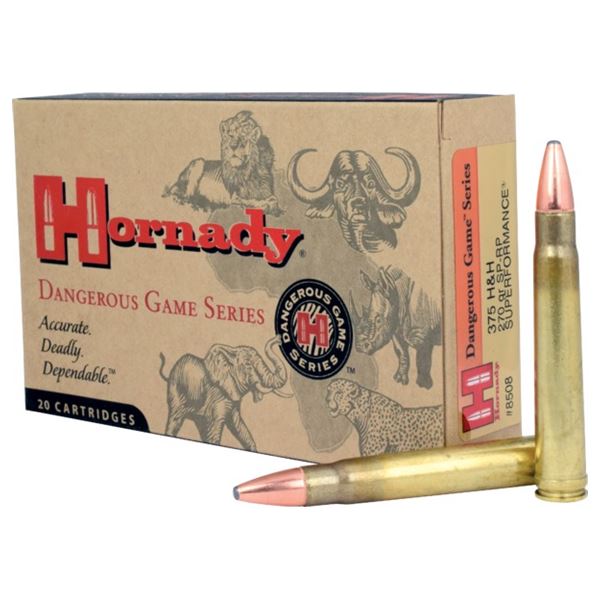 Hornady 375 H&H Mag 270 SP-RP Interlock (20 Rounds)