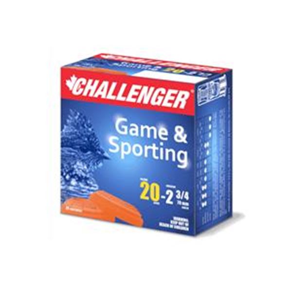 Challenger Sporting 20 Gauge 2 3/4" Shot #9 Shotgun Shells (250-Rounds)